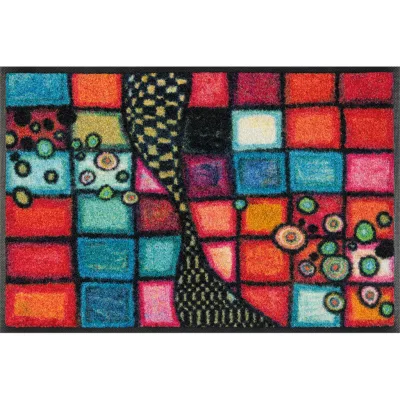 wash+dry FUßMATTE Tiger Tundra Mehrfarbig 40x60 cm