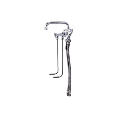 Wasserhahn, Küchenarmatur, Wasserarmatur - für Warm und Kaltwasser, Hochdruck für 2 Becken