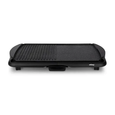 Wëasy STO52 Elektro-Grillplatte, Antihaftbeschichtet, Teppanyaki-Grillplatte, 2000 W