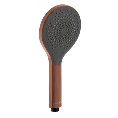 Wenko Duschkopf Water Saving Braun, Schwarz