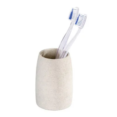 Wenko Zahnputzbecher Beige 10.5 cm