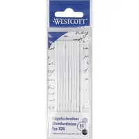 Westcott Kugelschreibermine X20 10 St./Pack. 0,5 mm