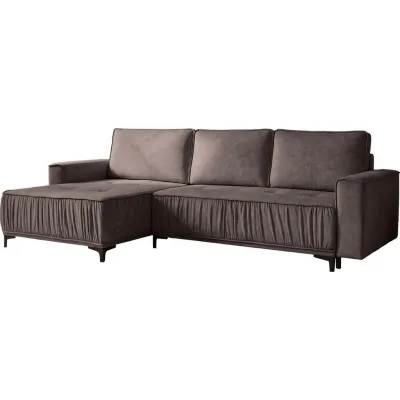 WFL Group Ecksofa Braun 270x150 cm