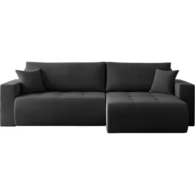 WFL Group Ecksofa Schwarz 277x154 cm