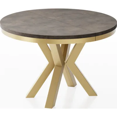 WFL Group Esstisch Dunkelgrau 176x76x100 cm