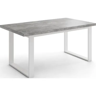 WFL Group Esstisch Hellgrau 200x75x80 cm