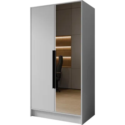 WFL Group Kleiderschrank Weiß 102x200x51 cm