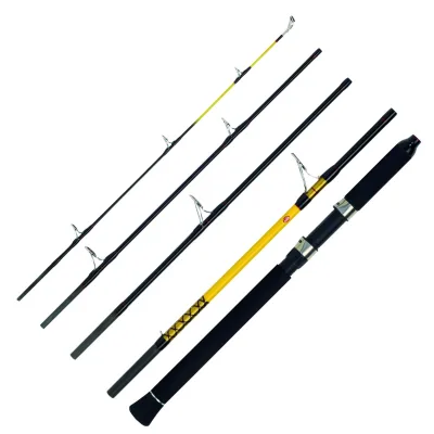 WFT Never Crack Big Fish 2,40m 150-700g 5 Teile Meeresrute Reiserute