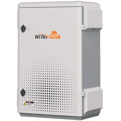 Wi-Tek WI-IOTBOX03 V3 IoT-Gehäuse inkl. Lüfter IP55 Stahl grau Wand