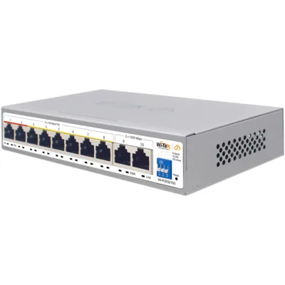 Wi-Tek WI-PCES210G PoE-Switch 10 Ports 8 Ports PoE 250 m cloud managed Desktop Wand