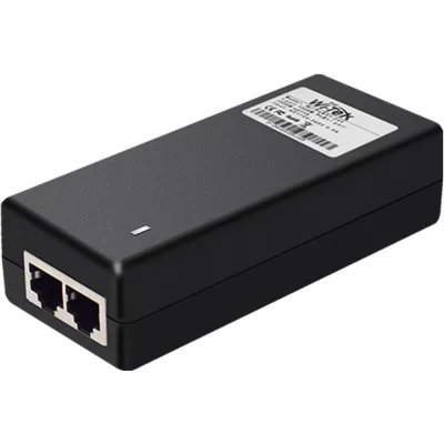 Wi-Tek WI-POE55-48V-60W PoE-Injektor 2 Ports 60 W schwarz Desktop