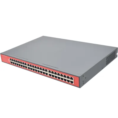Wi-Tek WI-PS348G PoE-Switch 48 Ports PoE unmanaged Desktop Rack