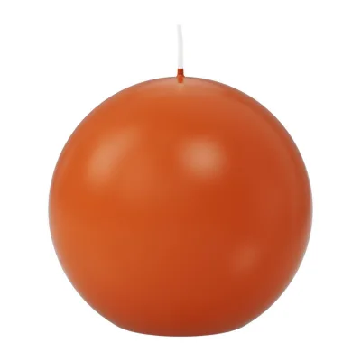 Wiedemann Kerzen Kugelkerzen Orange 10x10x10 cm