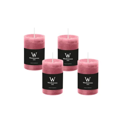 Wiedemann Kerzen Stumpenkerze Altrosa 13 cm