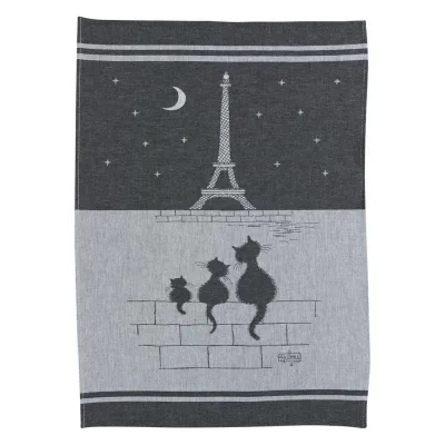Winkler Jacquard-Küchentuch Grau 50x70 cm