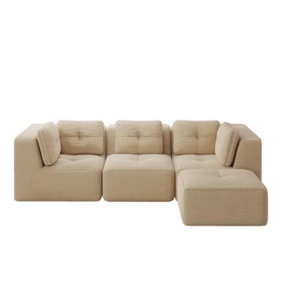Wishdor Ecksofa Beige 297x177 cm