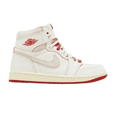 Wmns Air Jordan 1 Retro High OG Rare Air - Sail Cinnabar