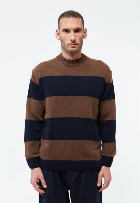 Wollpullover mit Blockstreifen Modell: Ivan