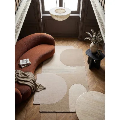 Wollteppich abstrakt Natur 200 x 290 cm - HALLEIN   Kadima Design