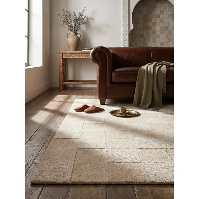 Kadima Design Wollteppich Beige 120x170 cm