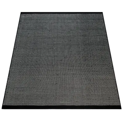 Wollteppich Karma schwarz 80x150 cm