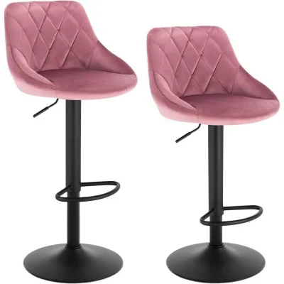 Woltu Barhocker Rosa 47x83x39 cm