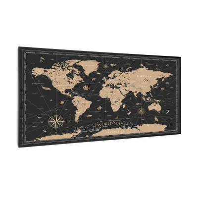 Wonderwall Air Art Smart Infrarotheizung Nachtkarte 120x60cm 700W 120 x 60 cm