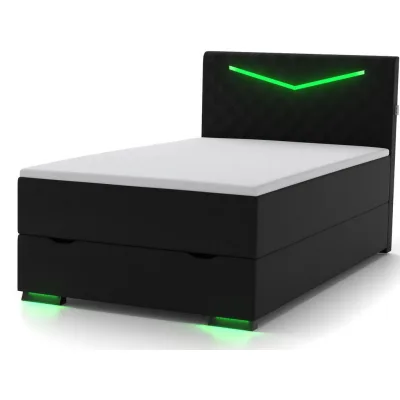 wonello Boxbett Schwarz 90x200 cm