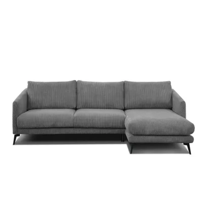 Wozimo Ecksofa Dunkelgrau 255x156 cm