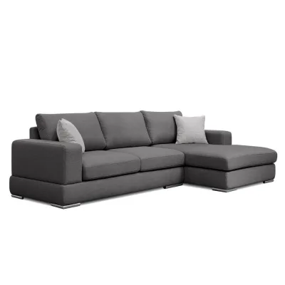 Wozimo Ecksofa Dunkelgrau 279x159 cm