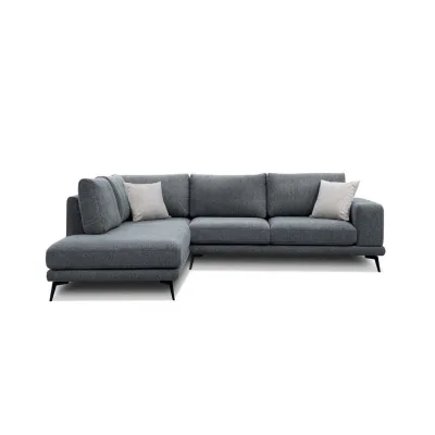 Wozimo Ecksofa Dunkelgrau 282x219 cm
