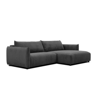 Wozimo Ecksofa Dunkelgrau 292x174 cm