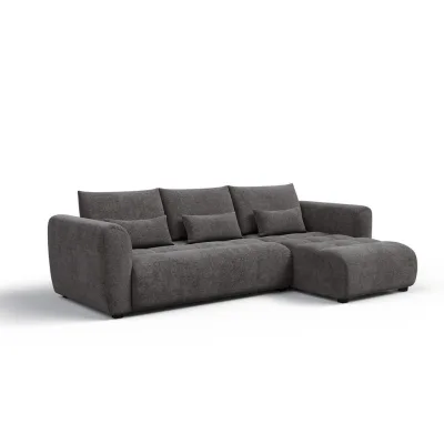 Wozimo Ecksofa Dunkelgrau 293x171 cm