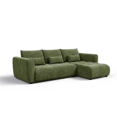 Wozimo Ecksofa Dunkelgrün 293x171 cm