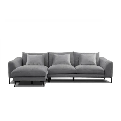 Wozimo Ecksofa Grau 269x158 cm