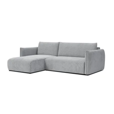 Wozimo Ecksofa Hellgrau 248x173 cm