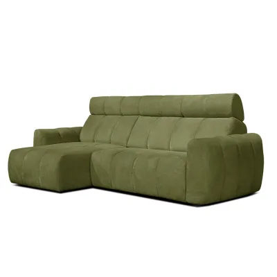Wozimo Ecksofa Olivgrün 270x160 cm