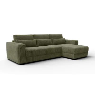 Wozimo Ecksofa Olivgrün 295x172 cm