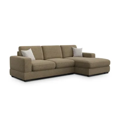 Wozimo Ecksofa Taupe 279x159 cm