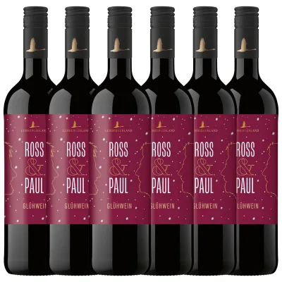 Württembergische WZG GLÜ Lembergerland ROSS & Paul Glühwein rot 0,75L 6er Karton
