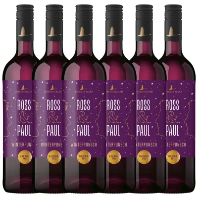 Württembergische WZG GLÜ Lembergerland Ross & Paul Winterpunsch alkoholfrei 0,75l  6er Karton
