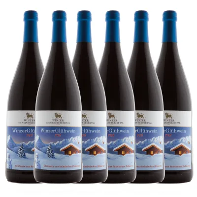 Württembergische WZG GLÜ Winzer vom Weinsberger Tal Winzerglühwein Rot 1,0 L 6er Karton