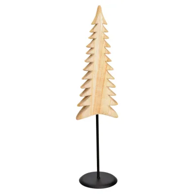 X-Mas Dekobaum Natur 13x53x12 cm