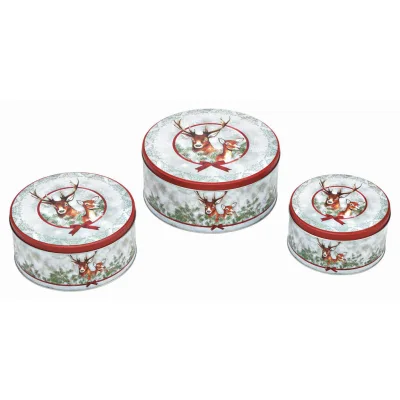 X-Mas Keksdosenset Mehrfarbig 19.0x8.0x19.0 cm