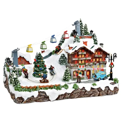 X-Mas Led-Weihnachtsfigur Mehrfarbig 46.0x32.0x32.0 cm