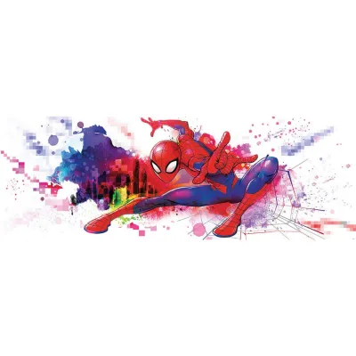 Xora Fototapete Spiderman Mehrfarbig 368x127 cm