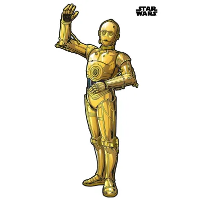 Xora Fototapete Star Wars Mehrfarbig 127x200 cm