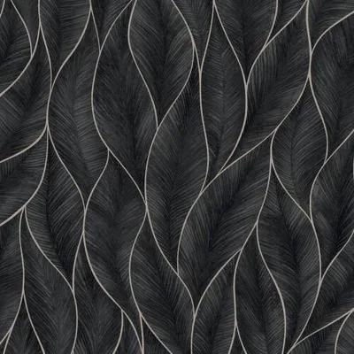 Xora Vliestapete Blau, Schwarz 52x1005 cm