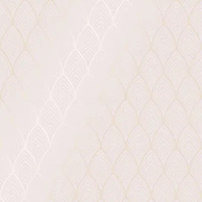 Xora Vliestapete Gold, Hellrosa 52x1000 cm