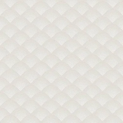 Xora Vliestapete Weiß, Taupe 52x1000 cm